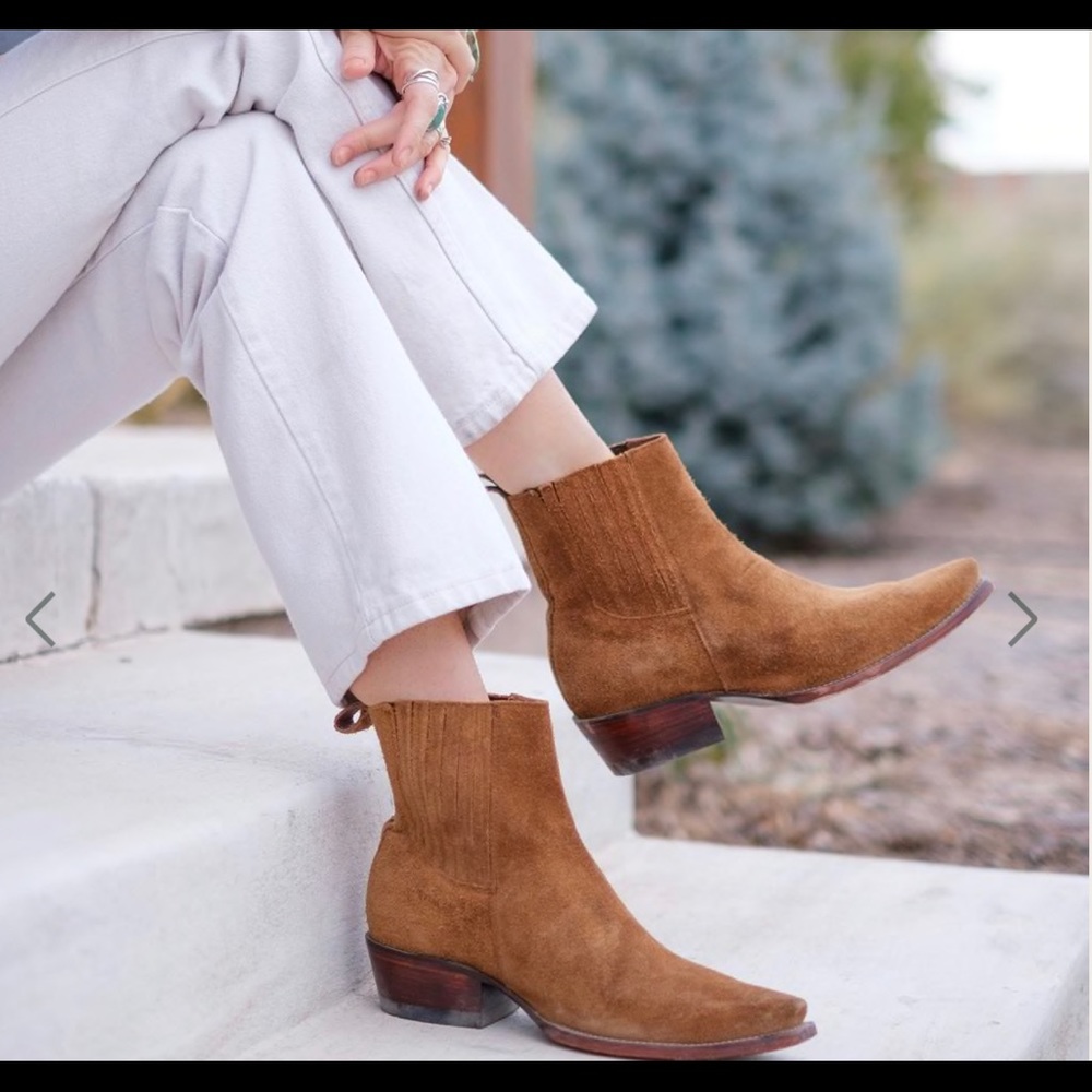 Tecovas western cowboy Chelsea ankle boots